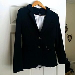Black Equestrian Blazer